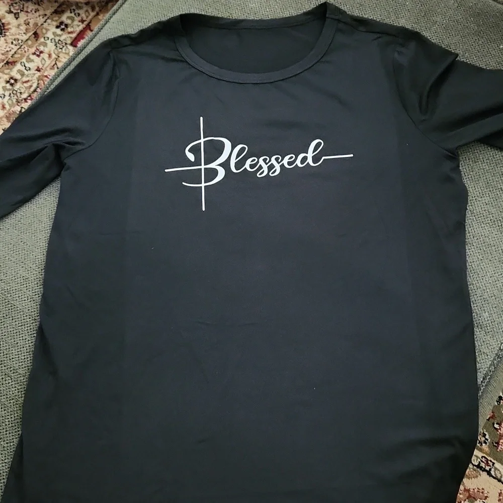Long sleeve "Blessed" t-shirt - Picture 2 of 2